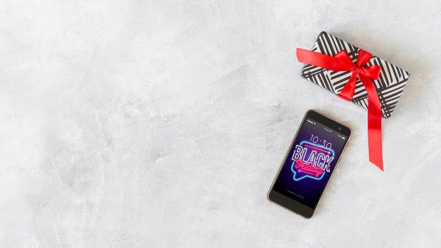 Black Friday Mockup With Copyspace Psd