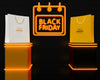 Black Friday Neon Design Concept Psd