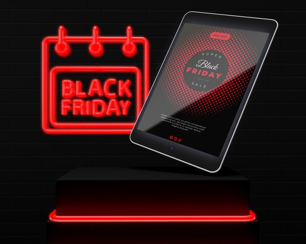 Black Friday Promotions Mock-Up Psd