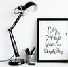 Black Lamp With Stationery Box Psd