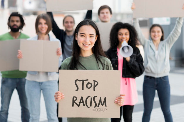 Black Lives Matter Concept Mock-Up Psd