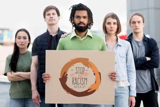 Black Lives Matter Concept Mock-Up Psd