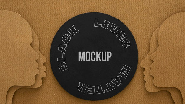 Black Lives Matter Mock-Up Assortment Psd