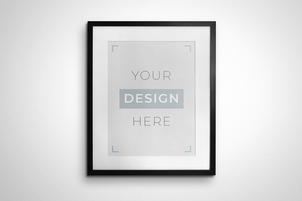 Black Photo Frame Mockups