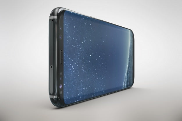 Black Smartphone Mock Up Psd