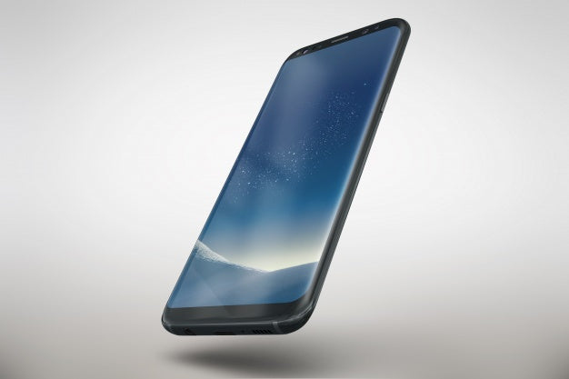 Black Smartphone Mock Up Psd