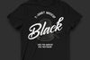 Black T-Shirt Mockup