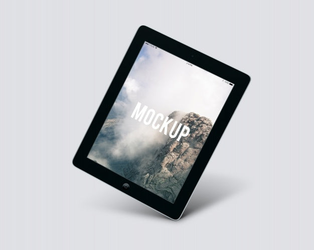Black Tablet Mock Up Psd