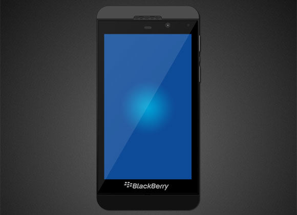 Blackberry Z10 Psd Mockup #2