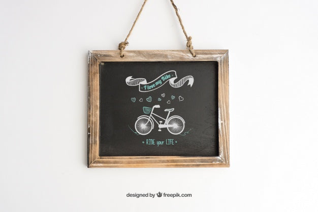 Blackboard Mockup Design Psd
