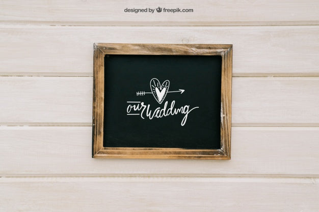 Blackboard With Mock Up Design Psd
