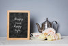 Blackboard With Motivational Quote Mock-Up Psd