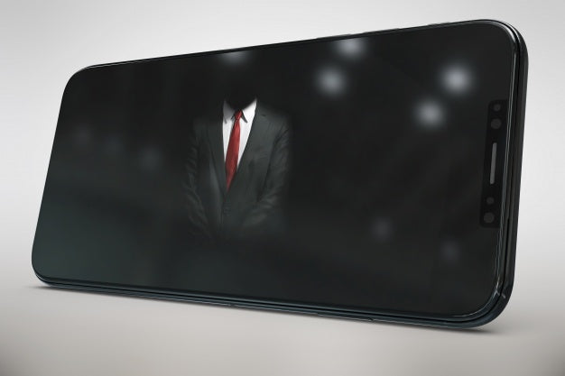 Blakc Smartphone Mock Up Psd