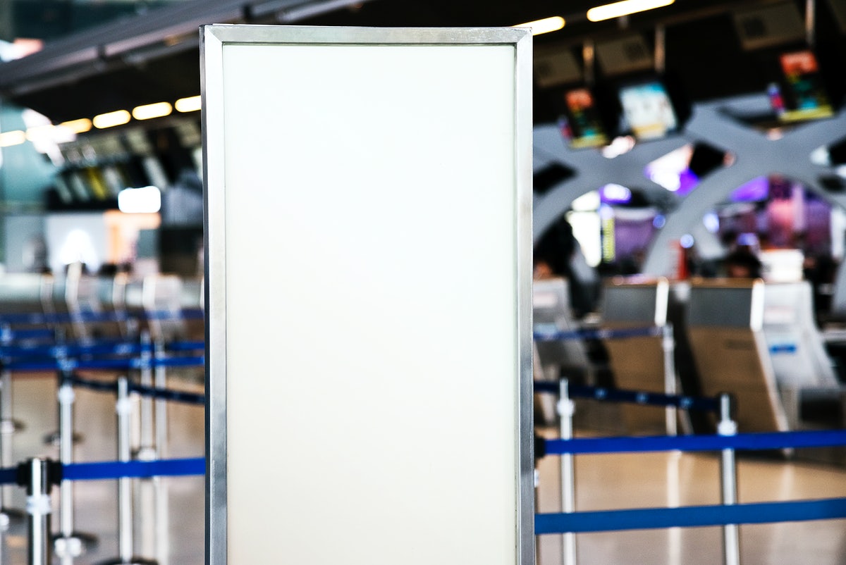 Blank Bill Board Mockup