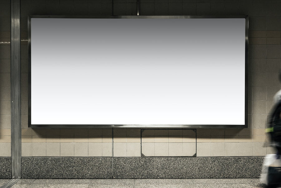 Blank Bill Board Mockup