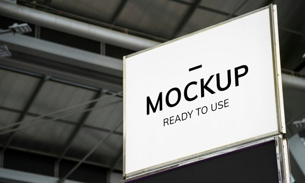 Blank Billboard Mockup Psd