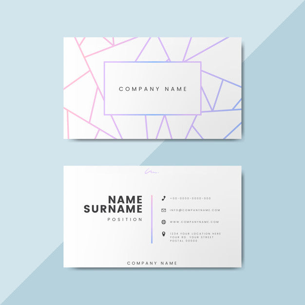 Blank Business Card Design Mockup Psd