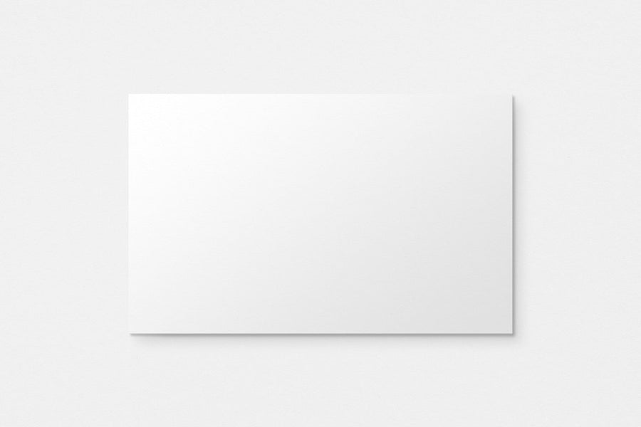 Blank Business Card Mockup Psd In White Tone