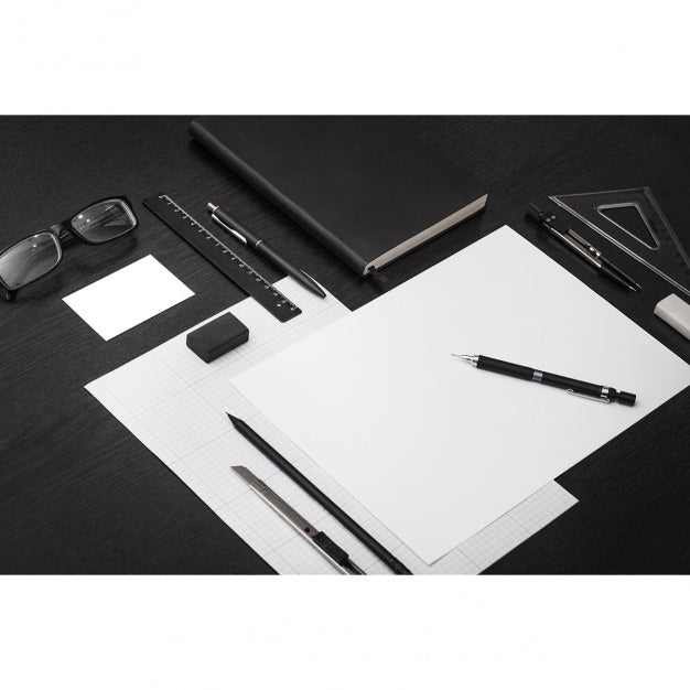 Blank Page Mock Up Design Psd