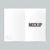 Blank Paper Brochure Template Mockup Psd