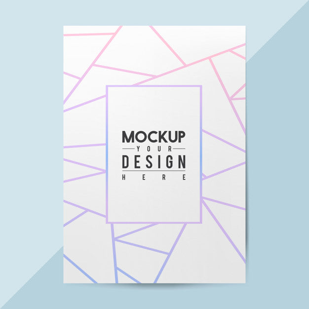 Blank Paper Brochure Template Mockup Psd