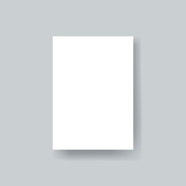 Blank Paper Brochure Template Mockup Vector Psd
