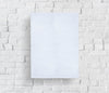 Blank Poster In Front Of Brick Wall Psd
