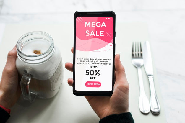 Blank Screen Concept Mock-Up Psd