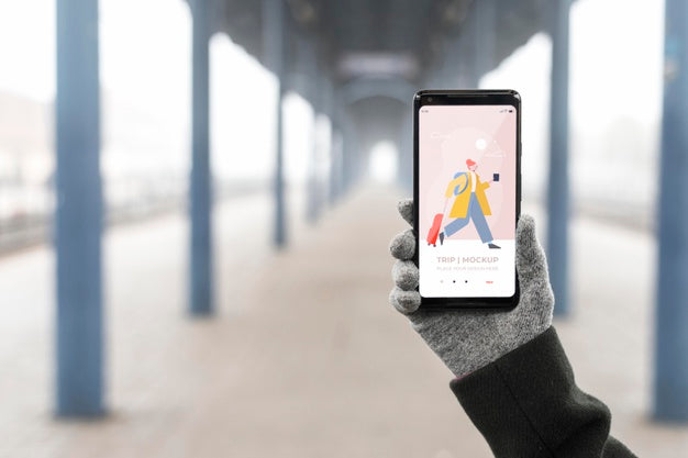 Blank Screen Concept Mock-Up Psd