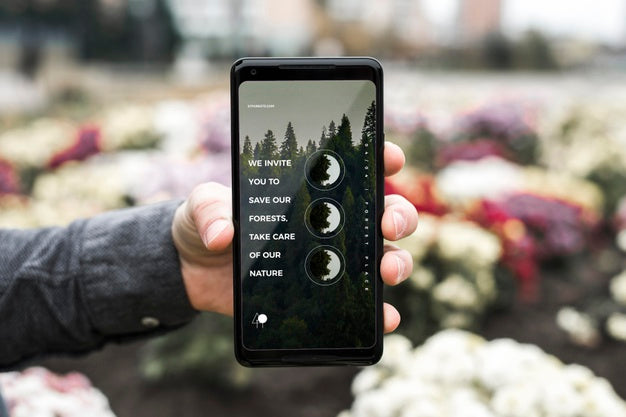 Blank Screen Concept Mock-Up Psd