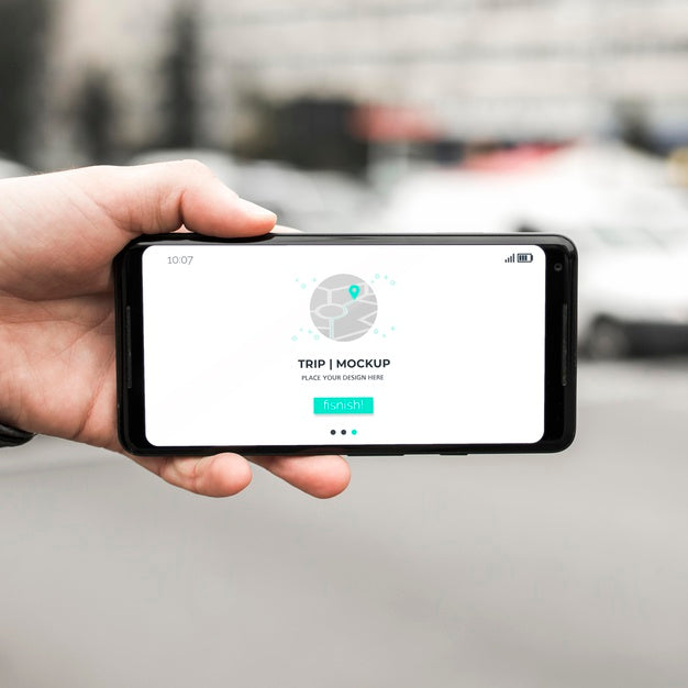 Blank Screen Concept Mock-Up Psd
