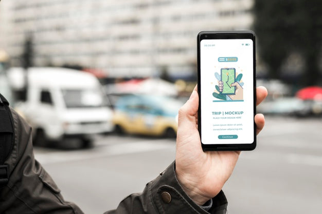 Blank Screen Concept Mock-Up Psd