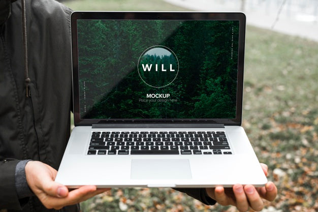 Blank Screen Concept Mock-Up Psd