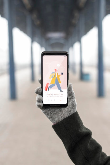 Blank Screen Concept Mock-Up Psd