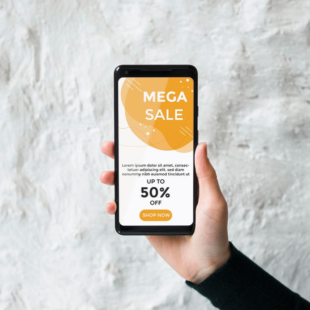 Blank Screen Concept Mock-Up Psd