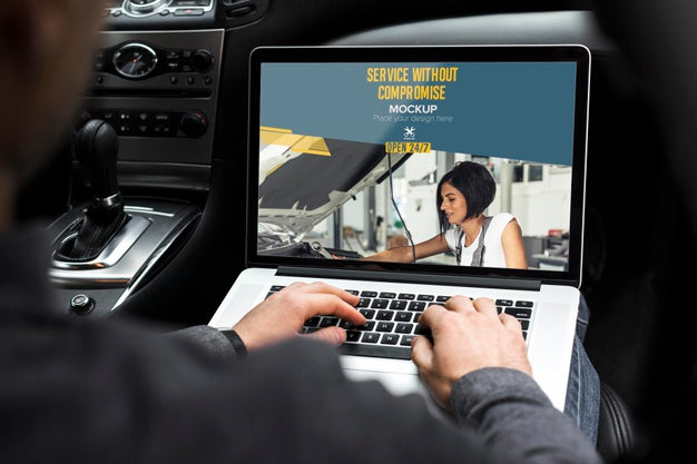 Blank Screen Concept Mock-Up Psd