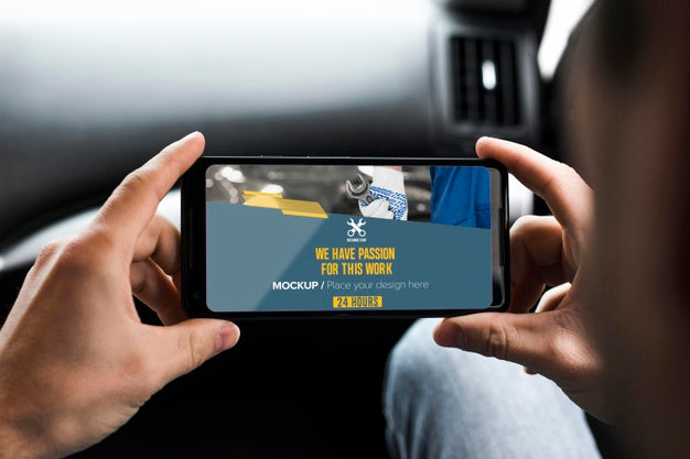 Blank Screen Concept Mock-Up Psd