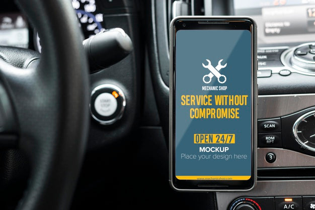 Blank Screen Concept Mock-Up Psd