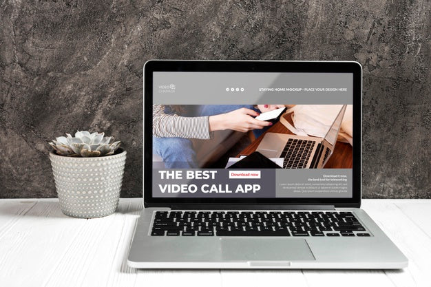 Blank Screen Concept Mock-Up Psd