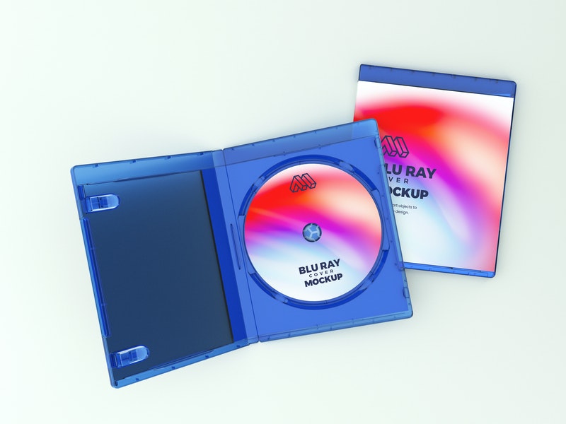 Blu Ray Cover Psd Mockup