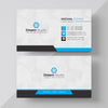 Blue And White Business Card Psd