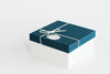 Blue And White Gift Box Mockup Psd
