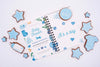 Blue Baby Shower Decorations Psd