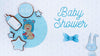 Blue Baby Shower Decorations Psd