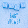 Blue Baby Showers Decor Psd