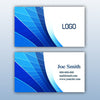 Blue Business Card Design Psd