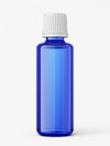 Blue Essential Oil Bottle Mockup / 50Ml
