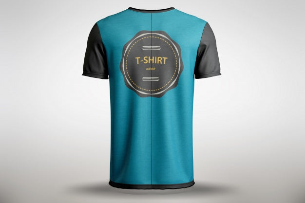 Blue T-Shirt Mock Up Psd