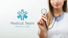 Blurred Woman Holding A Stethoscope Psd