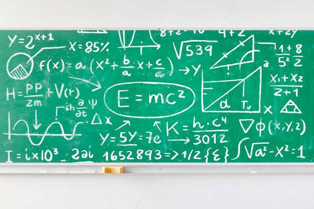 Board Full Of Math Formulas Mock-Up Psd
